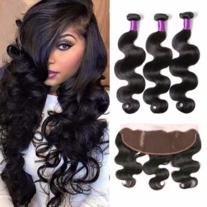 4 Piece 13×4 Frontal Wig Set Platinum
