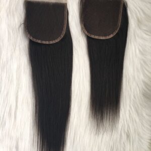Straight 4*4 Silk base Closure